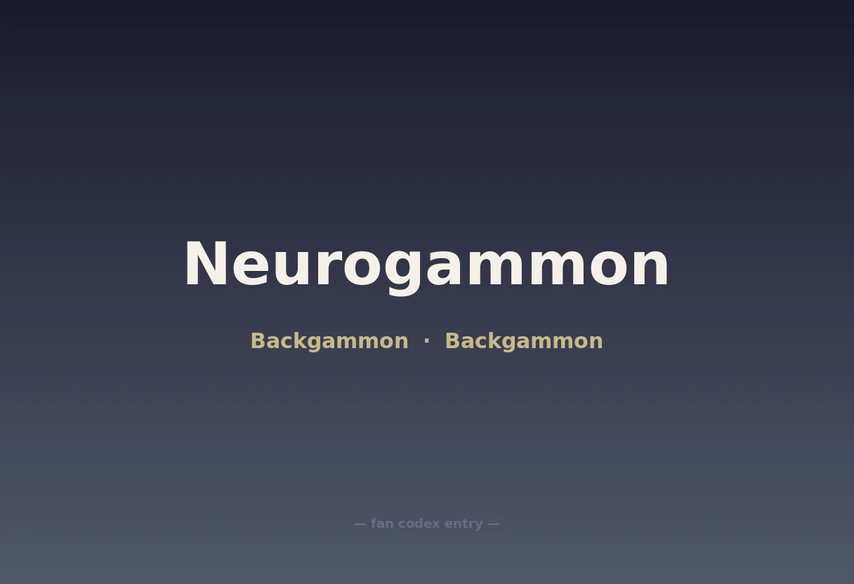 Neurogammon